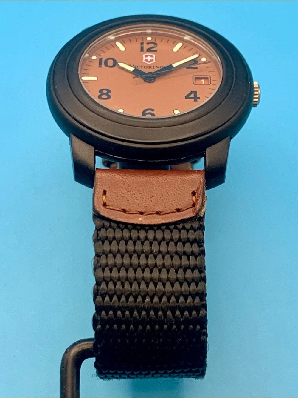 VICTORINOX YEOMAN Rare Men’s Vintage Swiss Wristwatch St Steel Works New Battery